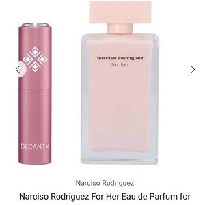 Narciso Rodriguez For Her Eau de Parfum, 5ml With Premium Pink Atomizer